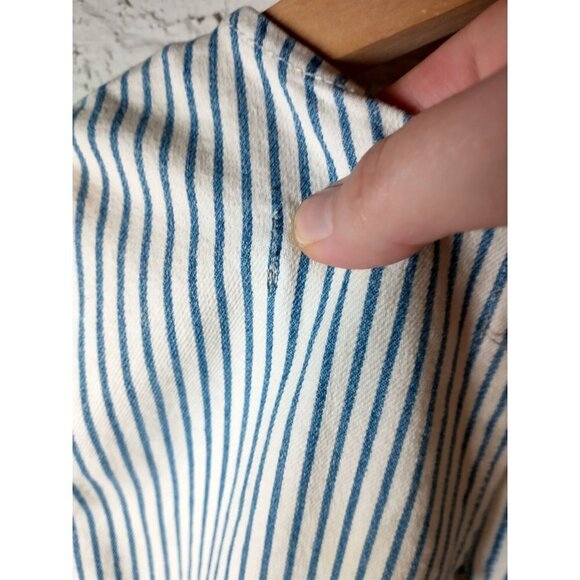 ☀️NWT Point Sur J. Crew Stripes Wide Leg Tailored Jumpsuit, size 4 - Picture 4 of 15